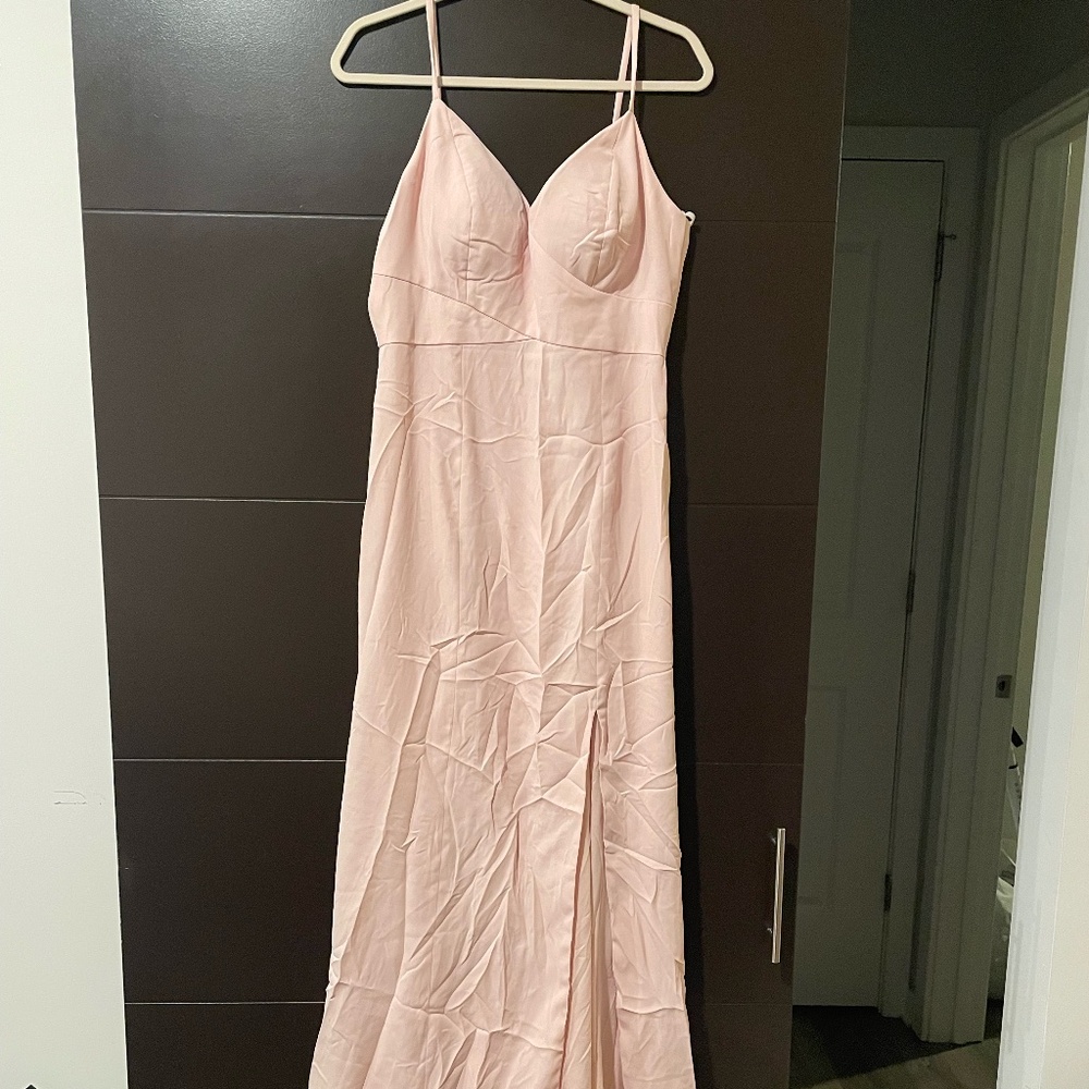 Blush Floor Length Gown